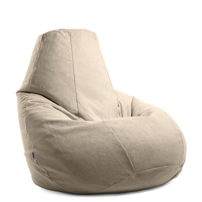 Pouf Poltrona Sacco gigante BAG XXL in tessuto antimacchia Dali dim. 95 x 135 cm