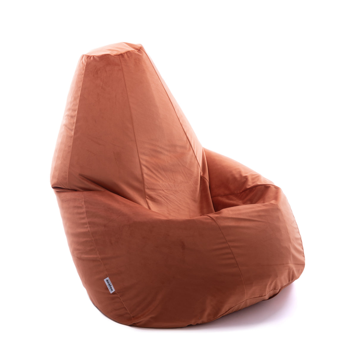 Pouf Poltrona Sacco Grande BAG L in velluto dim. 80 x 125 cm — Avalon Italia