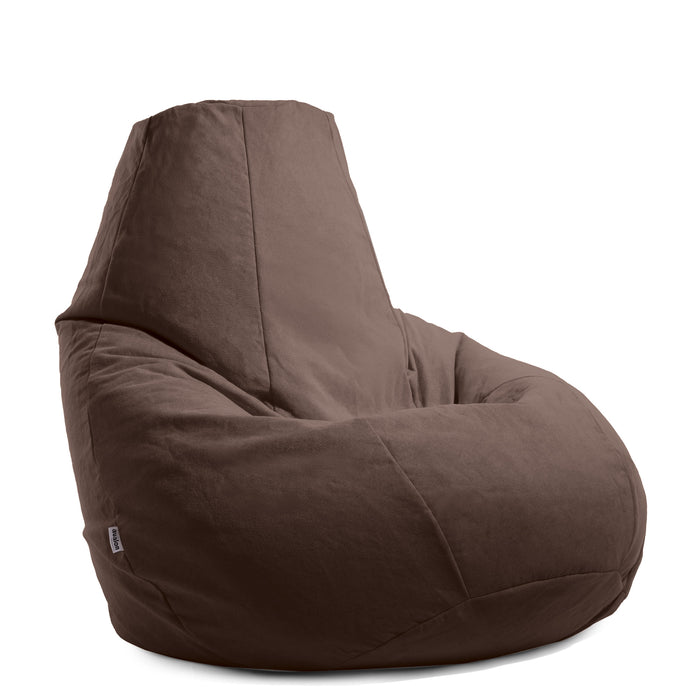 Pouf Poltrona Sacco gigante BAG XXL in tessuto antimacchia Dali dim. 95 x 135 cm