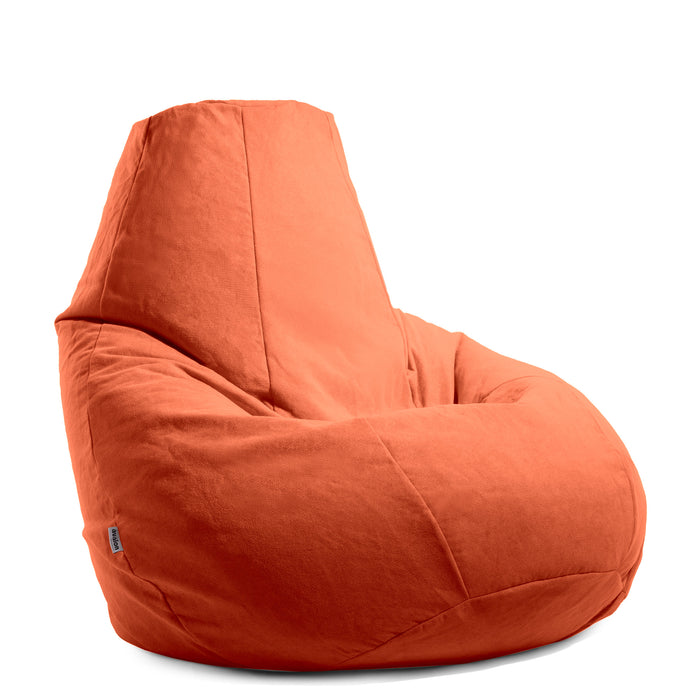 Pouf Poltrona Sacco gigante BAG XXL in tessuto antimacchia Dali dim. 95 x 135 cm