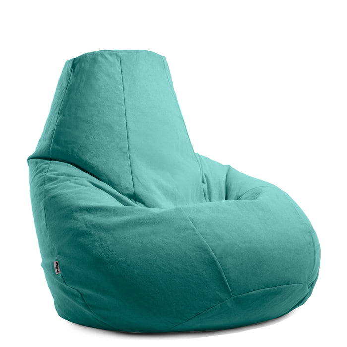 Pouf Poltrona Sacco gigante BAG XXL in tessuto antimacchia Dali dim. 95 x 135 cm