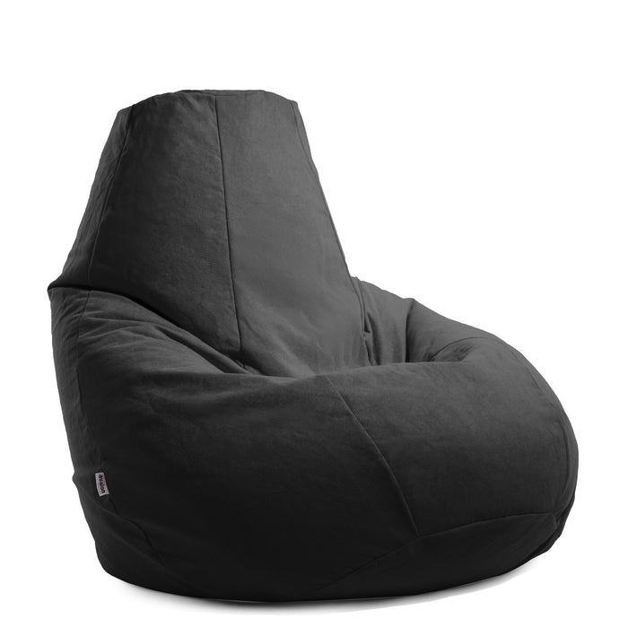 Pouf Poltrona Sacco gigante BAG XXL in tessuto antimacchia Dali dim. 95 x 135 cm