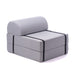 outlet poltrona letto seat l pieghevole in tessuto dim 90x70xh60 cm