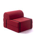 outlet poltrona letto seat l pieghevole in tessuto dim 90x70xh60 cm