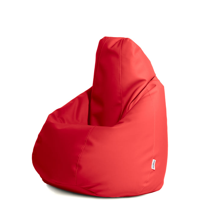 avalon outlet pouf poltrona sacco per ragazzi bag m similpelle jazz dim 68 x 107 cm colore rosso