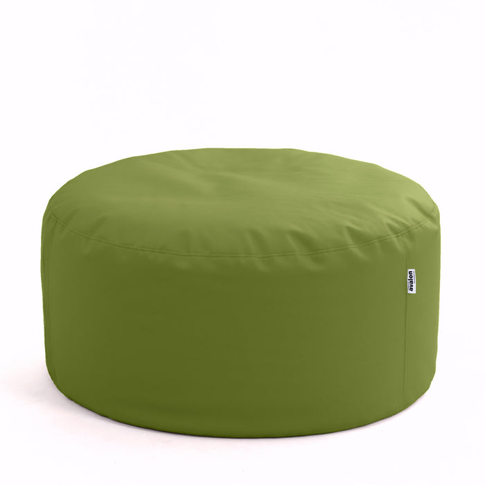 avalon outlet pouf bals similpelle jazz dim 100 x 50 cm colore verde mela