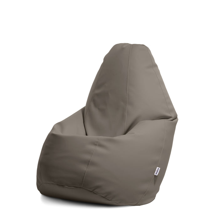 Outlet - Pouf Poltrona Sacco Grande BAG L Similpelle Jazz dim. 80 x 125 cm Colore Tabacco