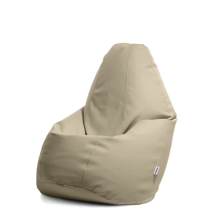 Outlet - Pouf Poltrona Sacco Grande BAG L Similpelle Jazz dim. 80 x 125 cm colore Tortora