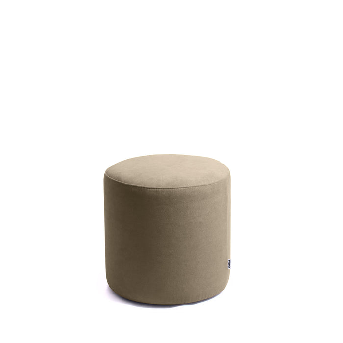 Avalon Pouf Poltrona Cilindro Dali Made in Italy Diam. 45 cm, Alt. 43 cm