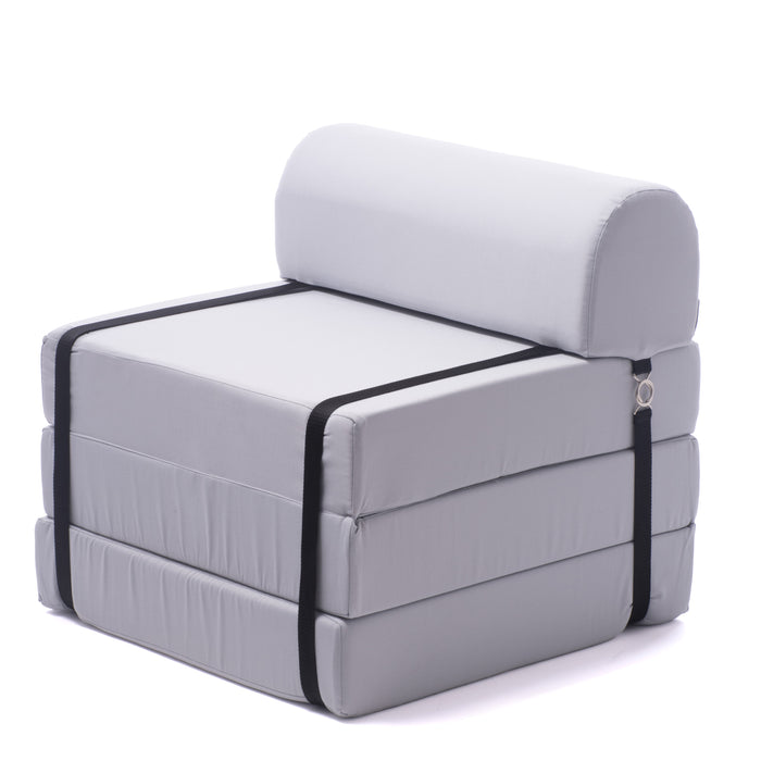 Outlet - Sillón cama plegable de tela Seat M dim: 60x60xH58 cm