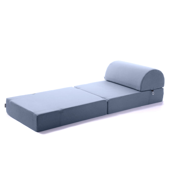 Outlet - Sillón cama plegable de tela Seat L dim: 90x70xH60 cm