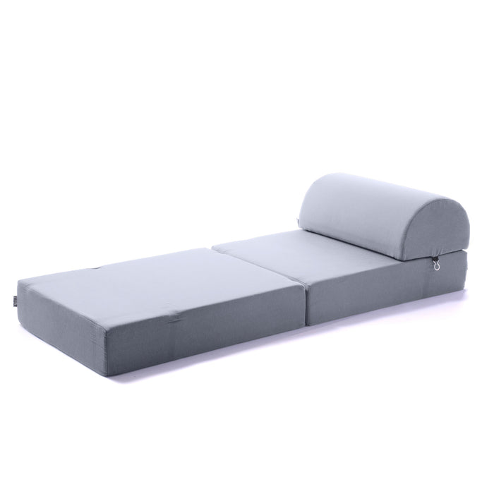 Outlet - Sillón cama plegable de tela Seat L dim: 90x70xH60 cm