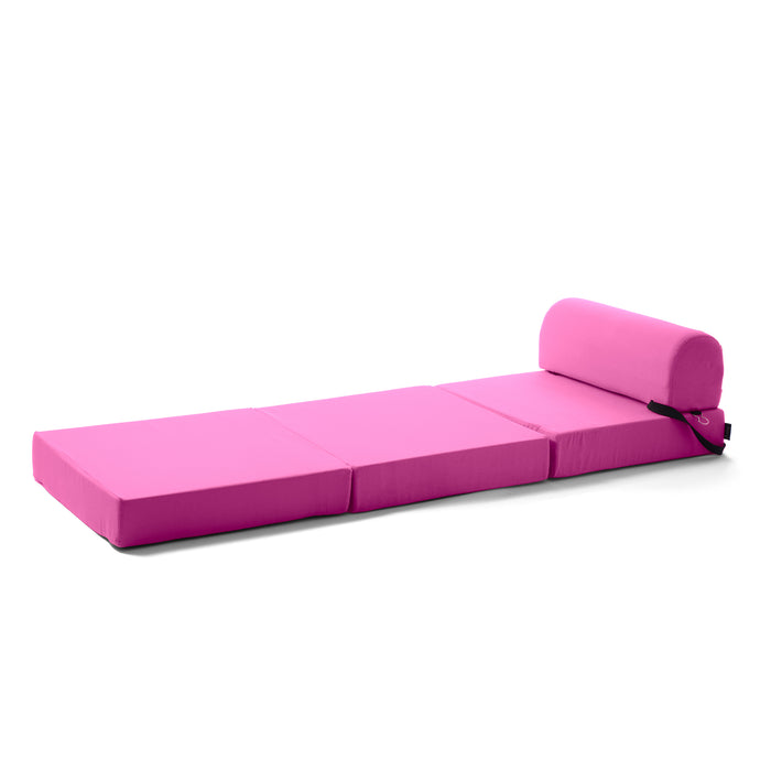 Outlet - Sillón cama plegable de tela Seat M dim: 60x60xH58 cm