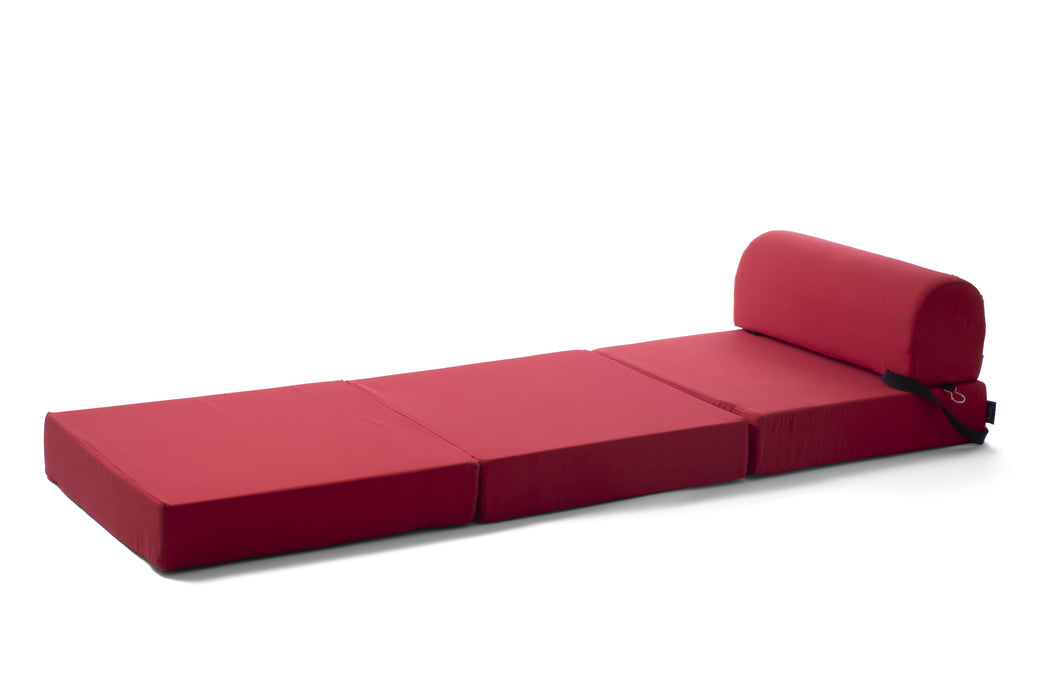 Outlet - Sillón cama plegable de tela Seat M dim: 60x60xH58 cm