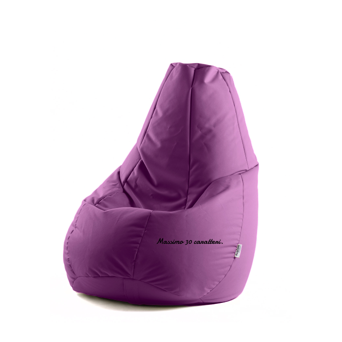 Pouf Poltrona Sacco media BAG M Jive in tessuto dim. 68 x 107 cm