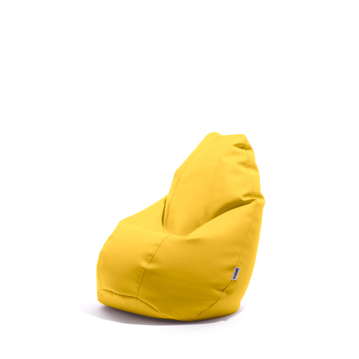 avalon outlet pouf poltrona sacco per bambini bag similpelle jazz dim 56x56x76 cm colore giallo limone