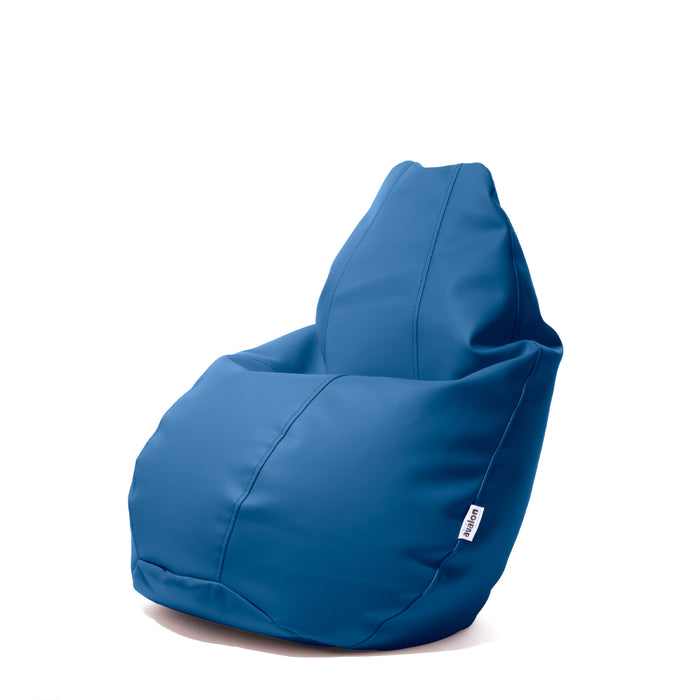 avalon outlet pouf poltrona sacco per bambini bag similpelle mamba dim 56x76 cm per ambiente interno ed esterno colore azzurro