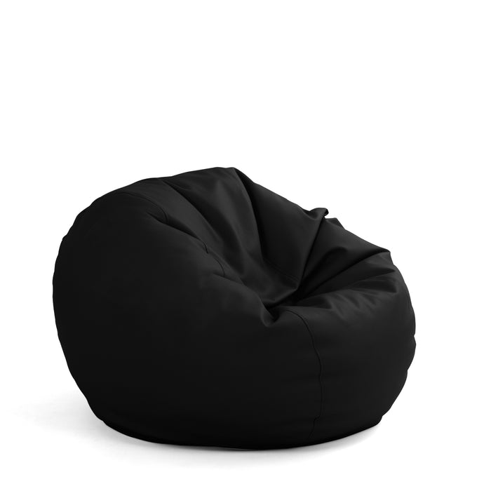 avalon outlet pouf bals similpelle jazz dim 90 x 80 cm colore nero