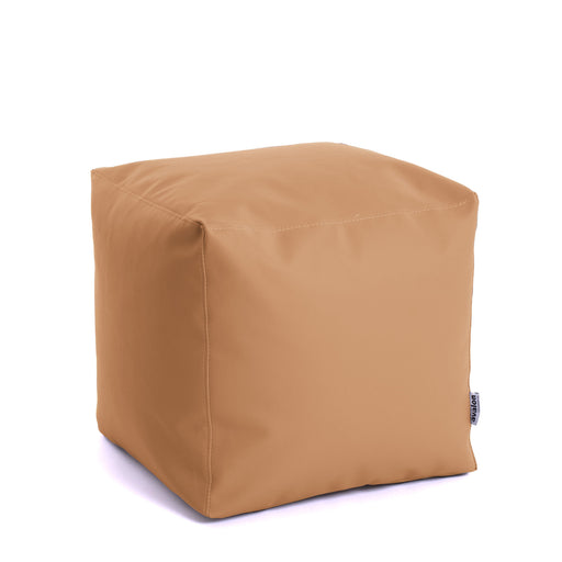 avalon outlet pouf cubo similpelle jazz classica dimensioni 50x50x45 cm colore oro