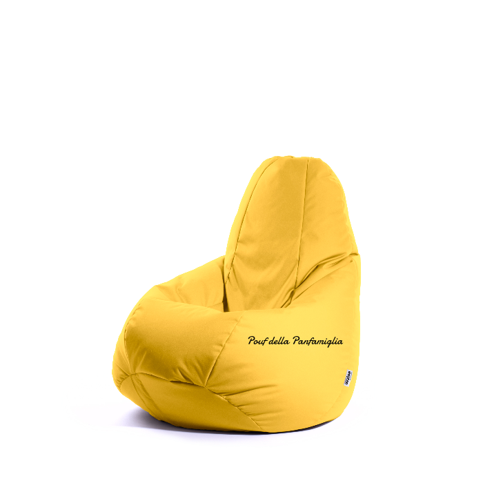 Pouf Poltrona Sacco media BAG M Jive in tessuto per interno dim. 68 x 107 cm