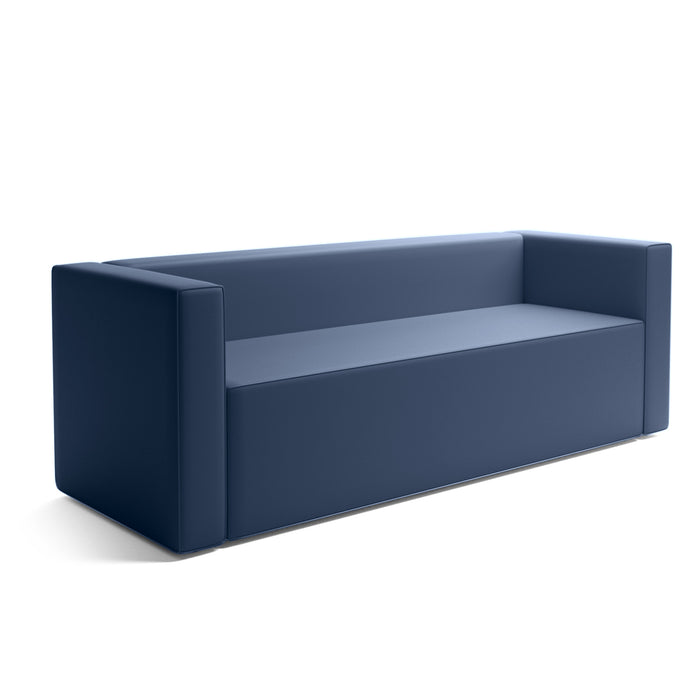 Divano 3 posti con braccioli Puma in Similpelle Mamba dim: 195x70x65 cm