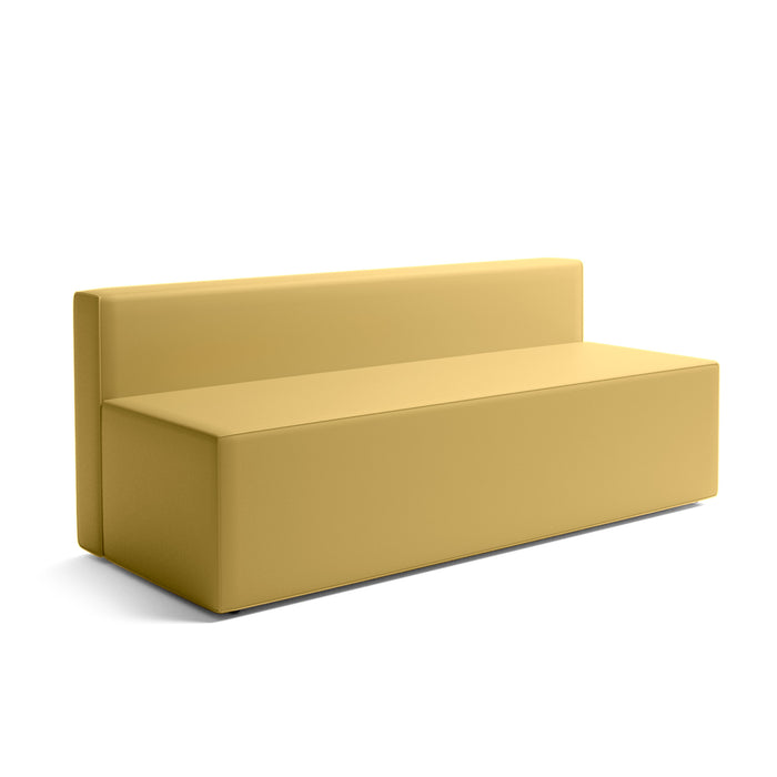 Puma 3-seater sofa without armrests in Mamba leatherette