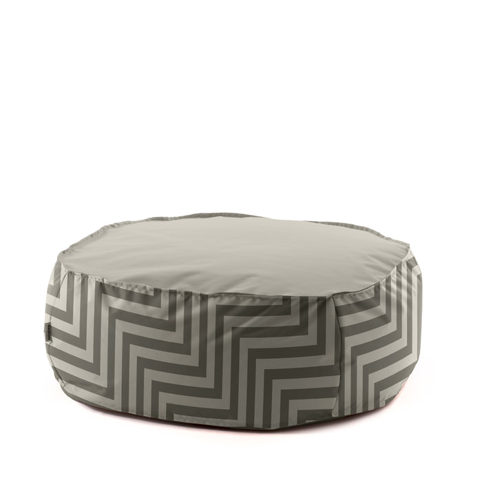 Pouf Poltrona Park In Tessuto Geometrica per interno e per esterno Dim.100x100x40 Cm