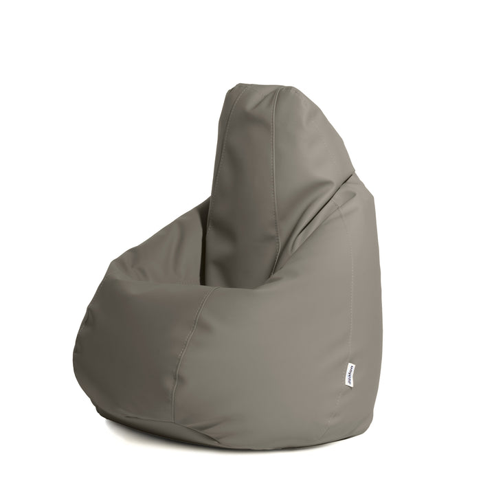 Outlet - Puf Sillón Infantil BAG M Piel Sintética Jazz dim. 68 x 107 cm Color tabaco