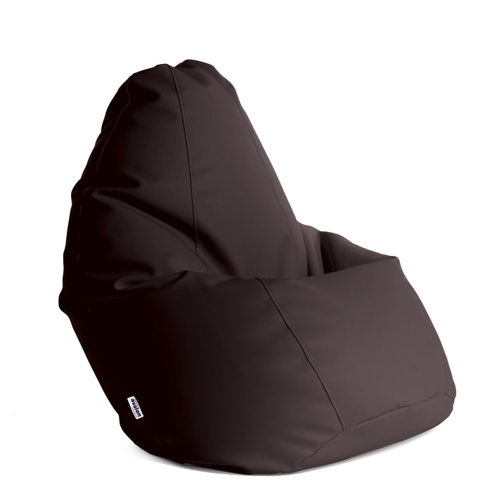 Puf Sillón Big Bag BAG L Mamba polipiel dim. 80 x 125 cm - Para ambientes internos y externos