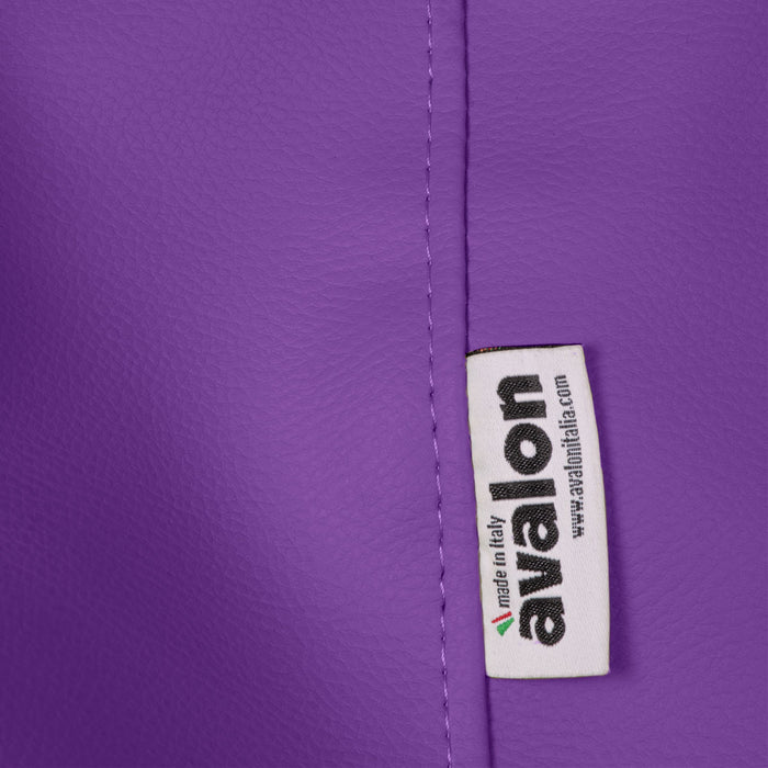 Outlet - Pouf Poltrona Sacco per ragazzi BAG M Similpelle Mamba dim. 68 x 107 cm - Per ambiente Interno ed Esterno Colore Viola