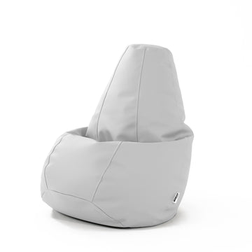 Pouf Poltrona Sacco per ragazzi BAG M Similpelle Jazz dim. 68 x 107  cmGrigio Scuro